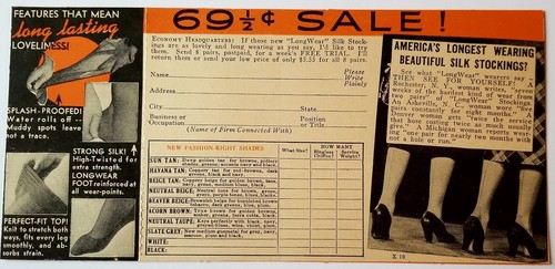 New Process Company BLAIR 1950's Product Sales Postcards Qty 4 - Picture 5 of 6