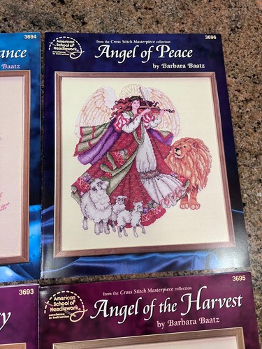 lot 4 cross stitch Barbara Baatz Masterpiece Collection Angel needlework stitch - Picture 3 of 6