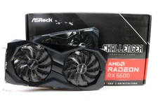 ASRock Radeon RX 6600 8GB Challenger D GPU w/Box | 1yr Warranty, Fast Ship!