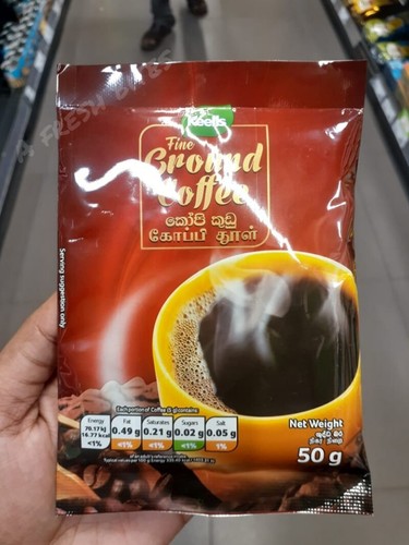 Mélange spécial de Ceylan bio vrai café moulu facile 50 g - Photo 1 sur 3