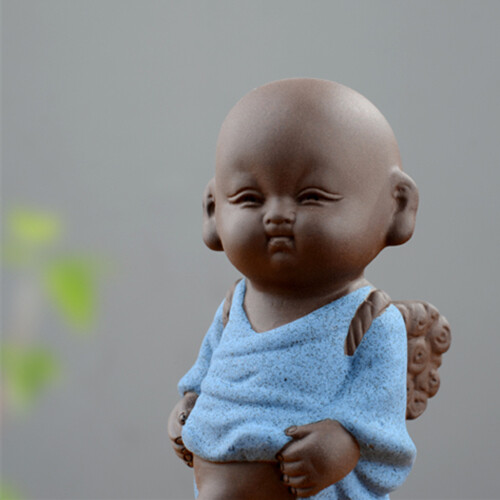 Real Yixing Zisha Tea Pet Monk Pee Doll China Creative Tea Play - Foto 10