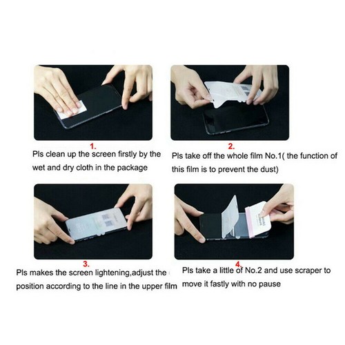 10D Soft Hydrogel Clear Full Coverage Screen Protector Gel Film For Smart Phone - Picture 6 of 15