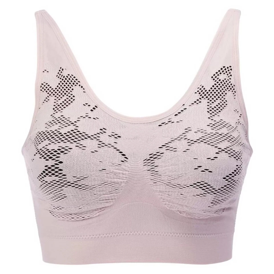 Бюстгальтер Rhonda Shear Ahh упаковка 3 шт. с регулируемыми ремнями и кружевной деталью, мульти, размер XL - Изображение 4 из 4