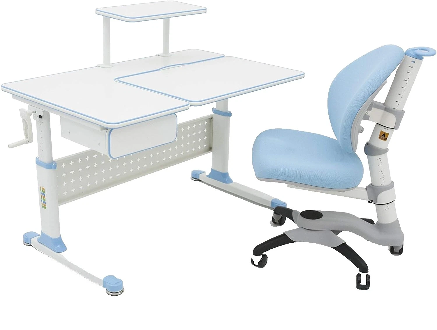 Escritorios de madera y metal para niños y adolescentes