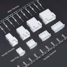 XH2.54mm Connector Kits Male Plug+Female Housing+Terminal 2P 3P 4P 5P 6P 7P 8P