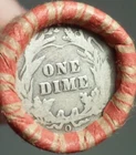 Unsearched Estate Wheat Cent Roll w New Orleans O-Mint Barber Dime & Indian Head