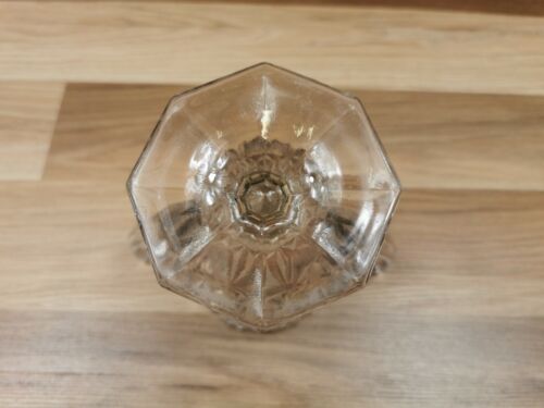 Vintage klare Pressglas Trophäenvase - Bild 7 von 8
