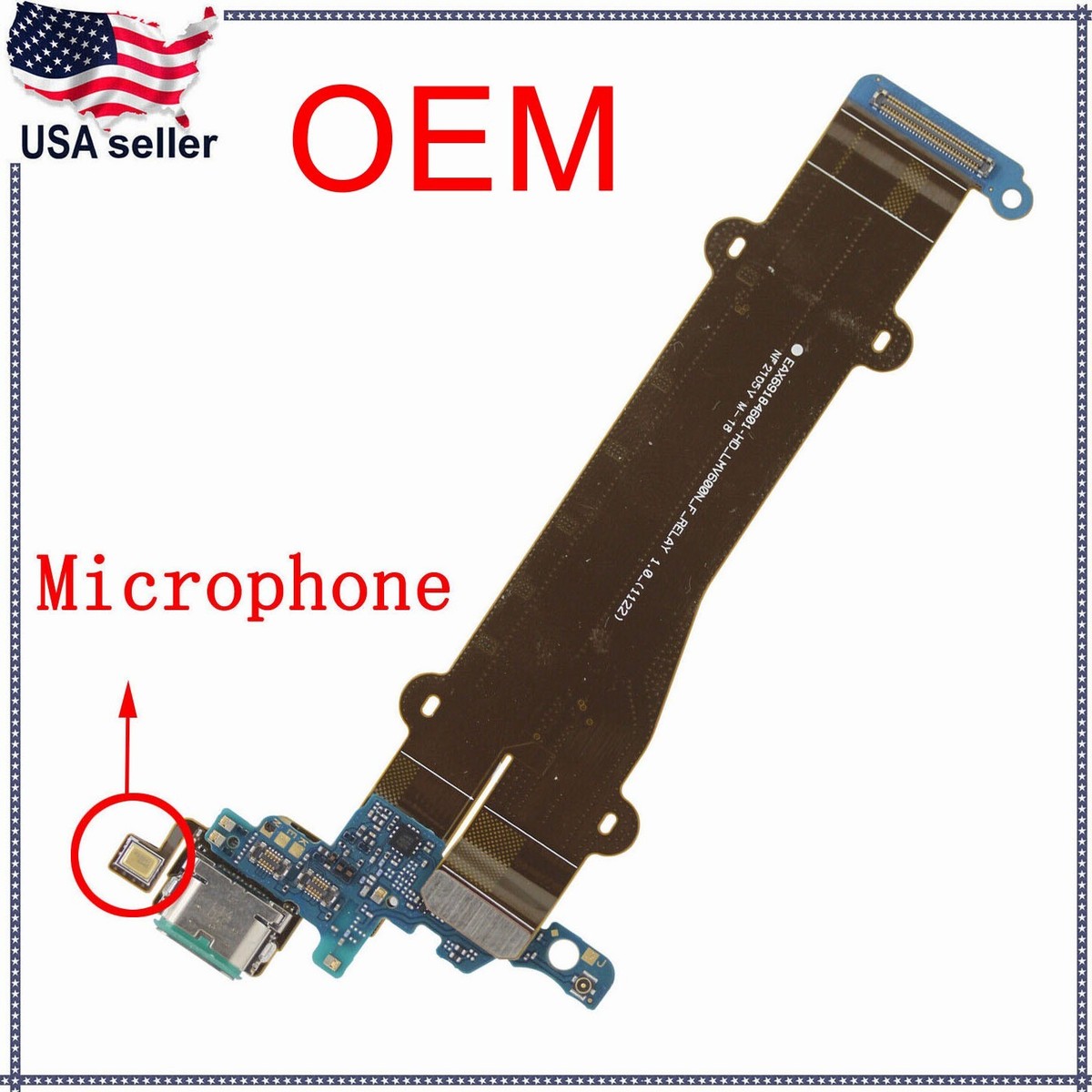 Original USB Charging Port Dock + Mic Flex Cable For LG V60 ThinQ