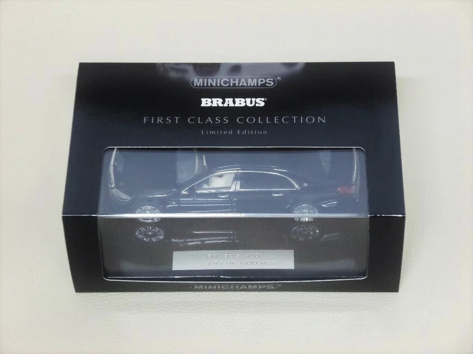 MERCEDES-BENZ S-CLASS S600 900 MAYBACH BRABUS NERA MiNiCHAMPS 1/43 (NO SPARK) - Immagine 4 di 4