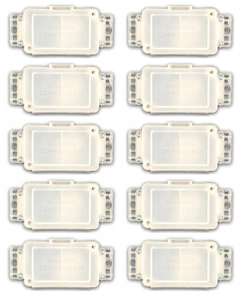 10 x Greenbrook CHOC30A 'Choc Box' Connector / Junction Boxes with Cable Clamps