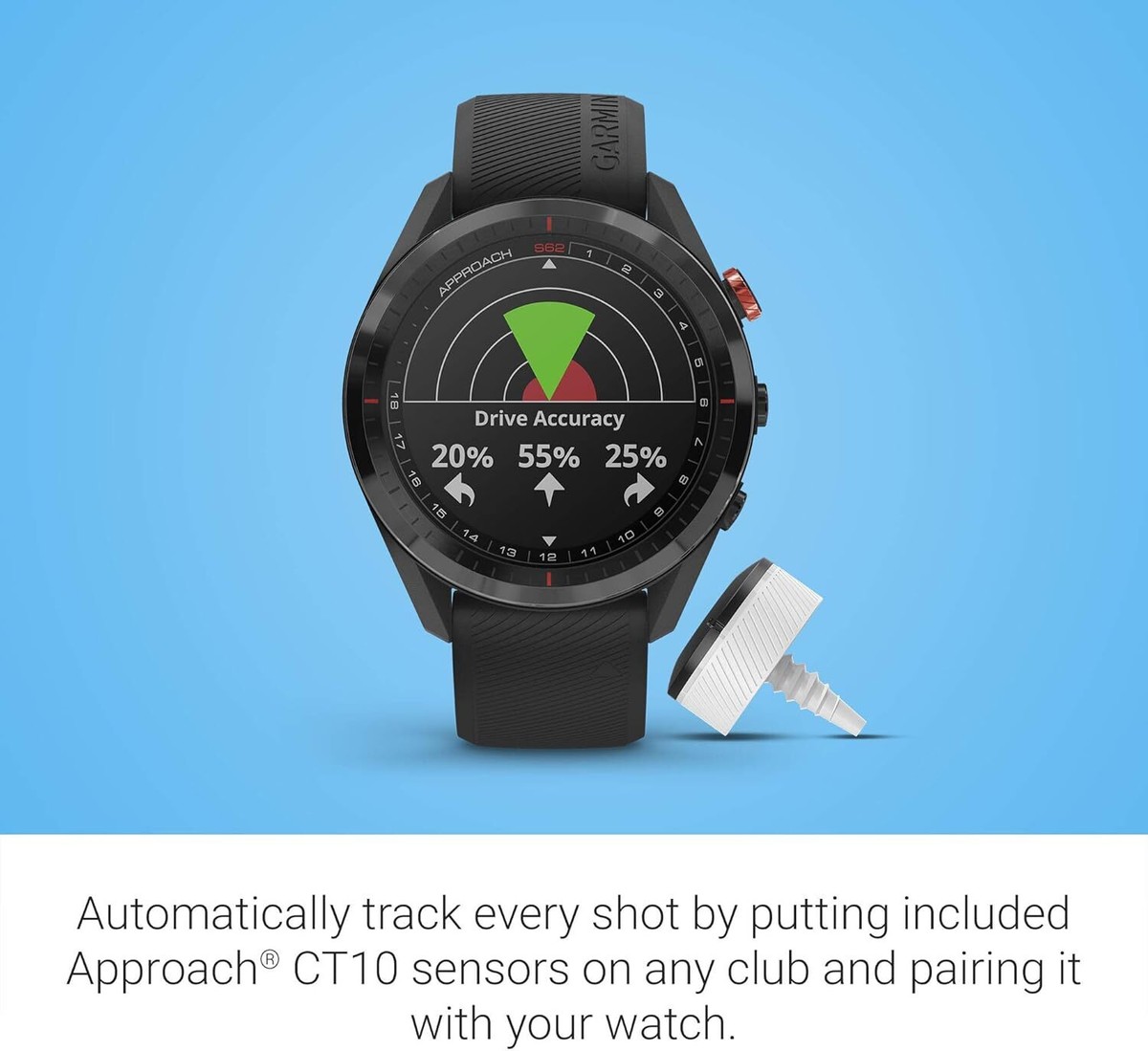 GARMIN Approach S62 Black 010-02200-20 ゴルフナビ スマートウォッチ