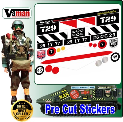 Action Man. Aufkleber (gestanzt) Cherilea Sunny Smile Viper