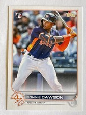 2022 TOPPS RONNIE DAWSON #231 ROOKIE OUTFIELD HOUSTON ASTROS BASEBALL CARD