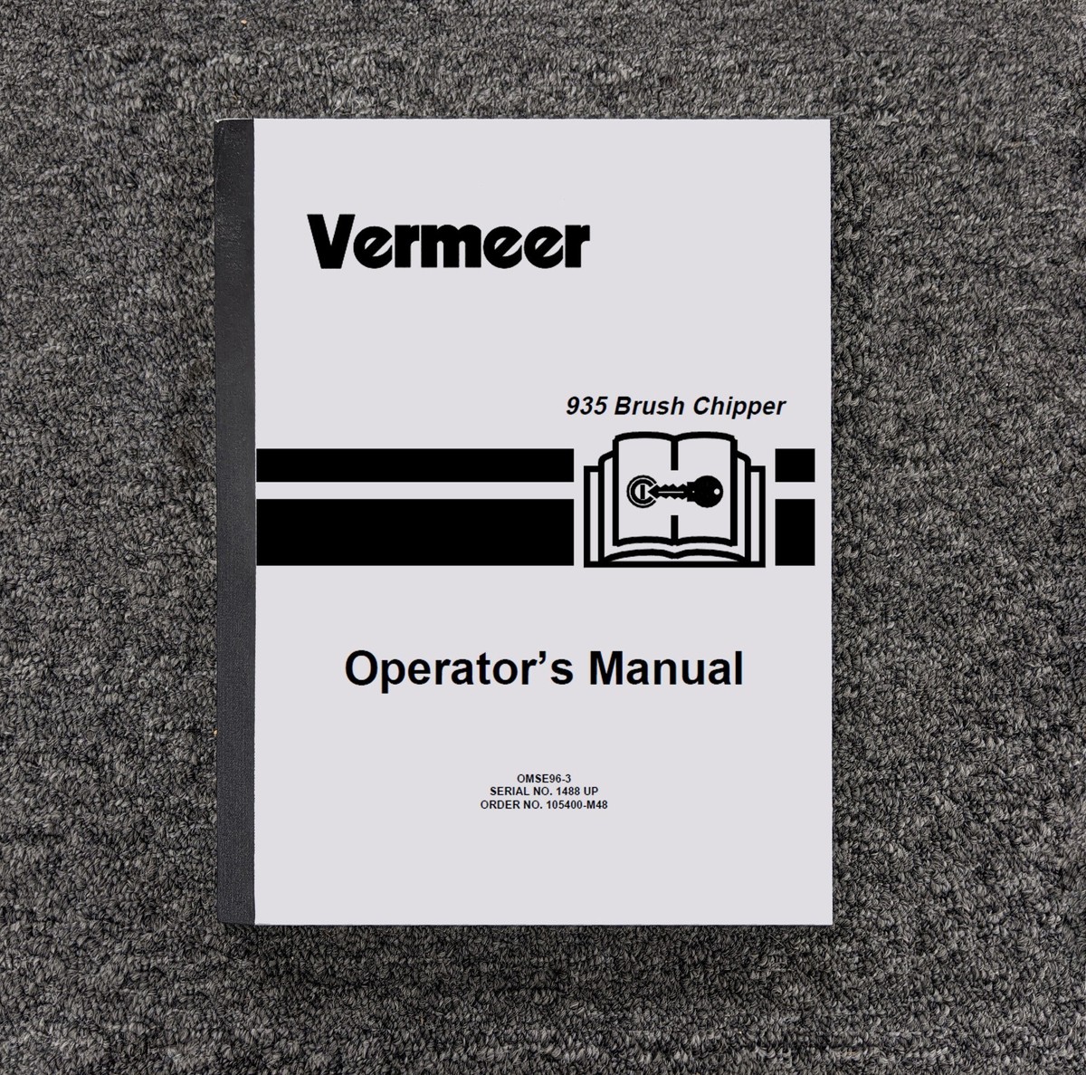 メアリーページ Vermeer BC935 935BC 935 Brush Chipper BC Owner Operator User Guide