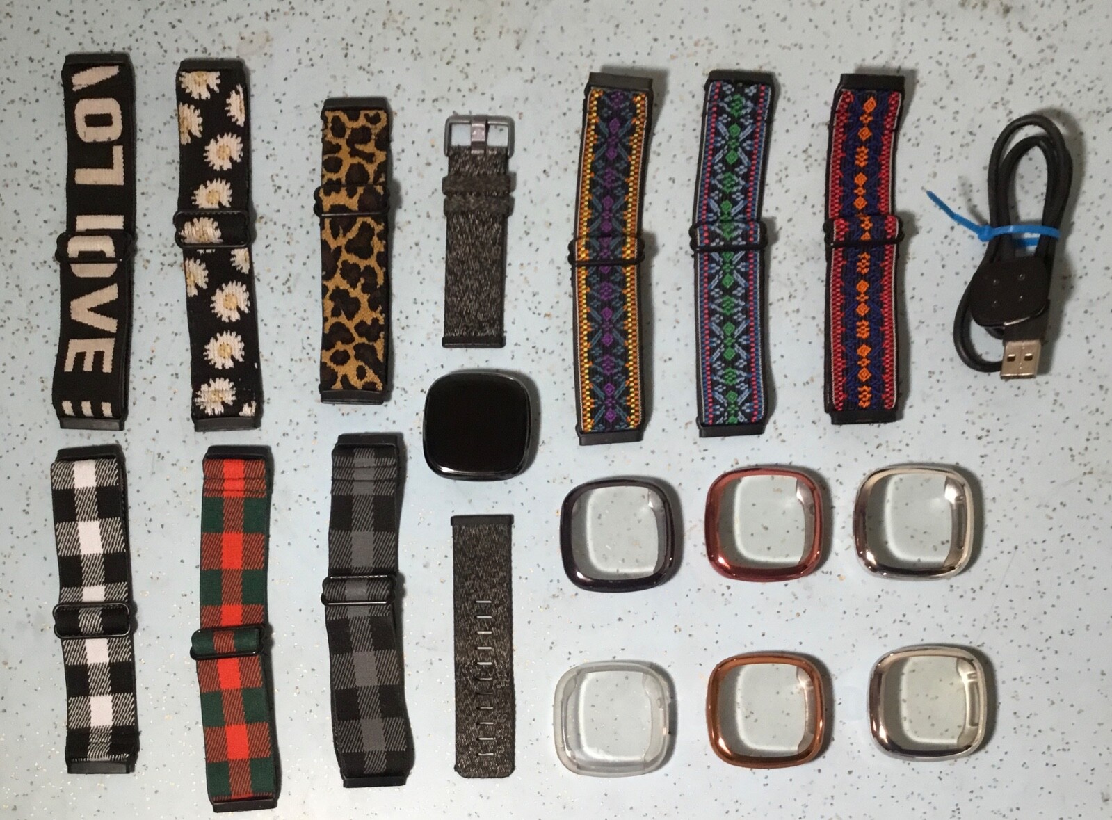 FITBIT FB512 Sense Advanced Health Smartwatch with Bumper Guards & Extra Bands-image