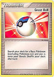 Pokemon EX Power Keepers Uncommon Card - Great Ball 77/108