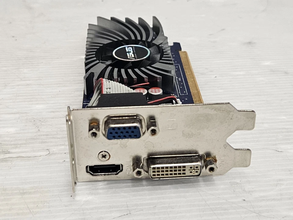 GeForce GT 220, 1GB DDR2, 128 BIT, DVI, HDMI, VGA, Asus ENGT220, LOW PROFILE, WO - Image 2 of 4