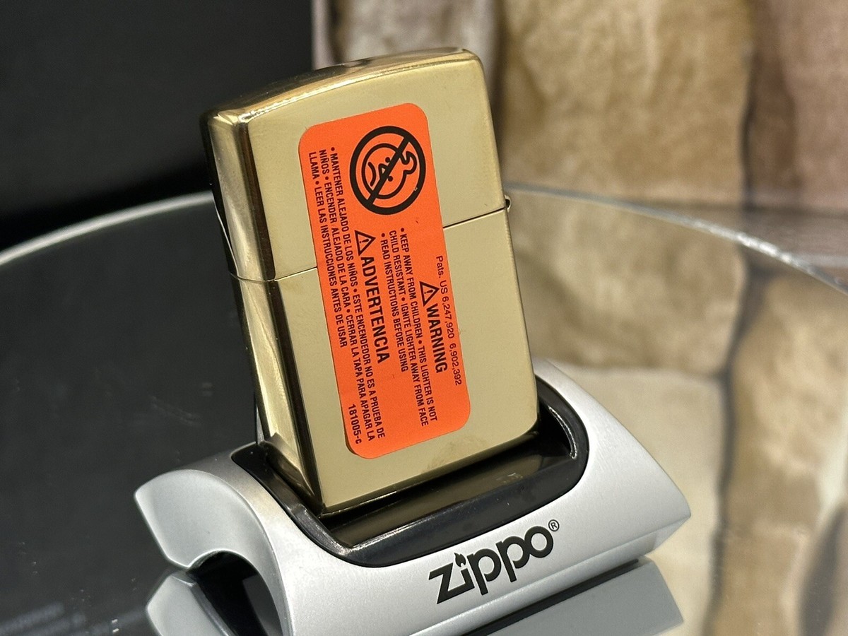 Zippo Solid Brass Windy Girl Lighter Limited Edition New and