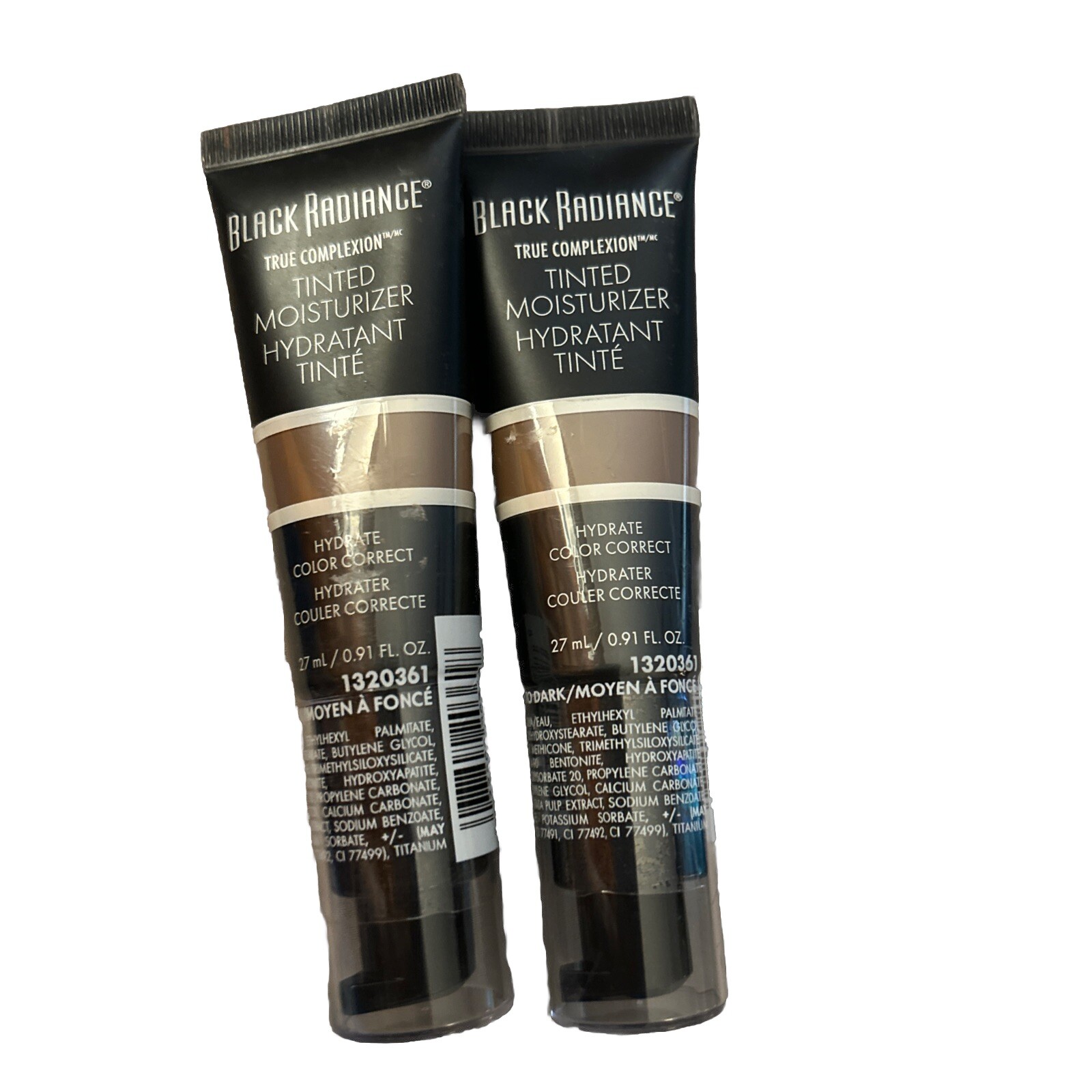 Black Radiance Tinted Moisturizer Color Correct for Medium to Dark Skin 2 Pack