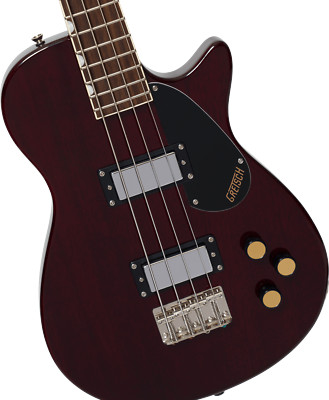 Gretsch Streamliner Jet Club Single-cut Electric Bass Guitar Walnut Stain