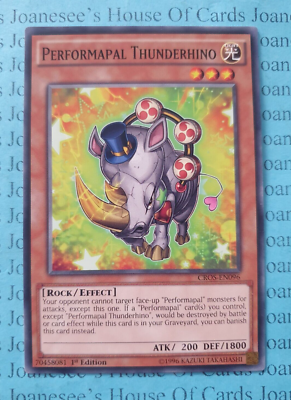 Yu-Gi-Oh! Performapal Thunderhino – CROS-EN096, Common, 1st Edition