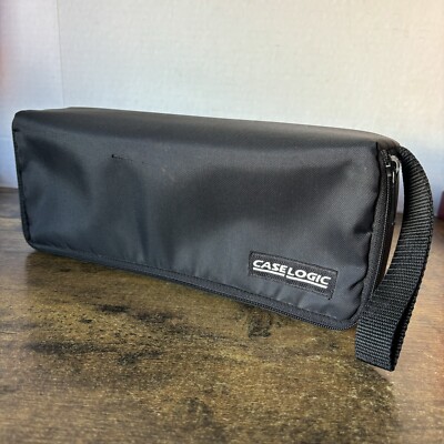 Case Logic Audio Cassette Tape Storage Cases Soft Bag Holds 15 Tapes
