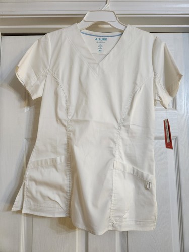 Camisa Médica Allure White Cross para Mujer Blanca Talla XS. Style-751 ¡NUEVO CON ETIQUETAS!!