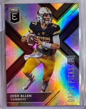 2018 Panini Elite Draft Picks #103 Josh Allen Rookie RC Black Jersey, Buffalo 