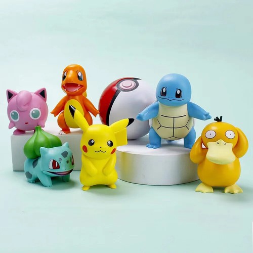 6x Figuren Pokémon Actionfigur Bauspielzeug Set Kinder Geburtstag Spielzeug DHL - Bild 22 von 22