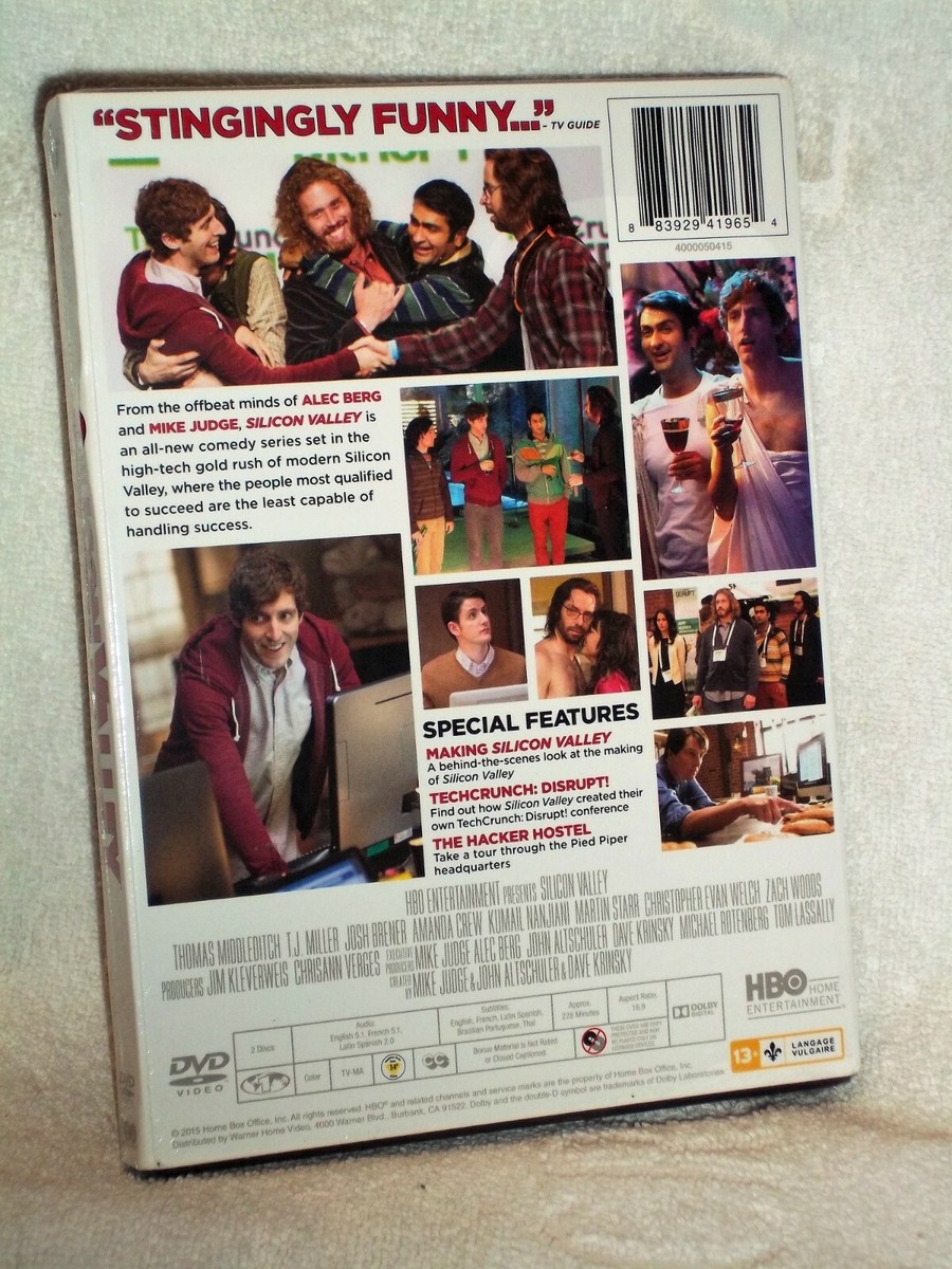 Silicon Valley Season 1 (DVD, 2015) Thomas Middleditch TJ Miller