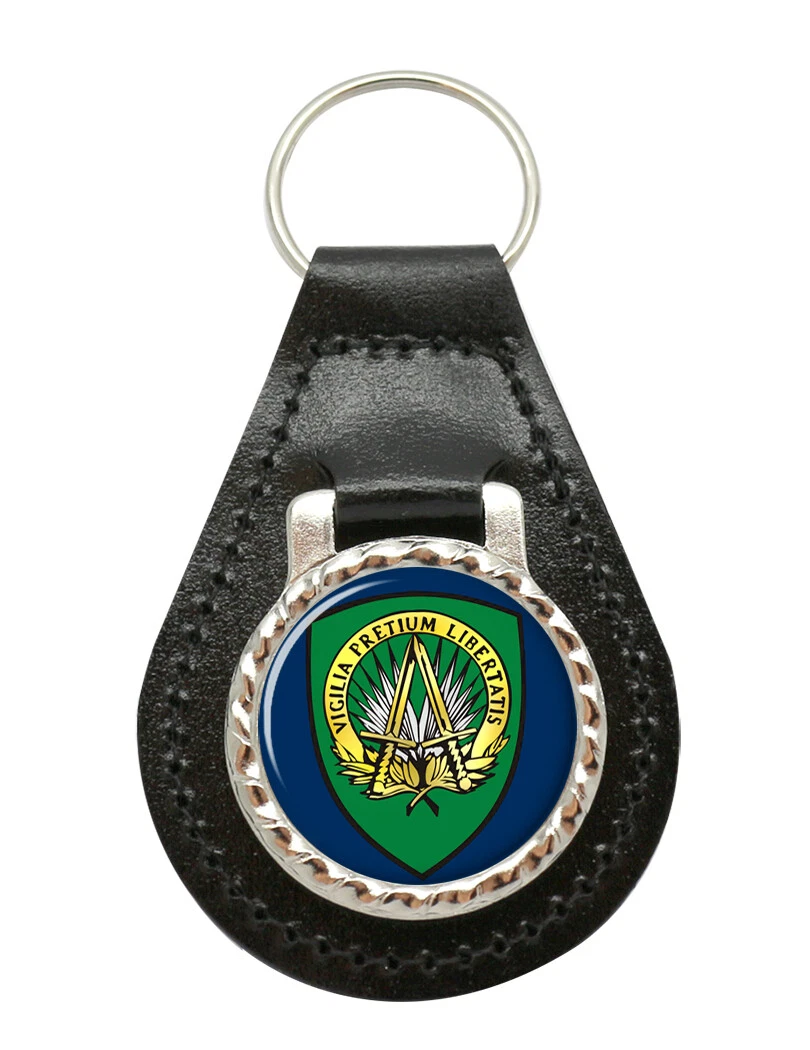 Supreme Headquarters Allied Powers Europe SHAPE Leather Key Fob