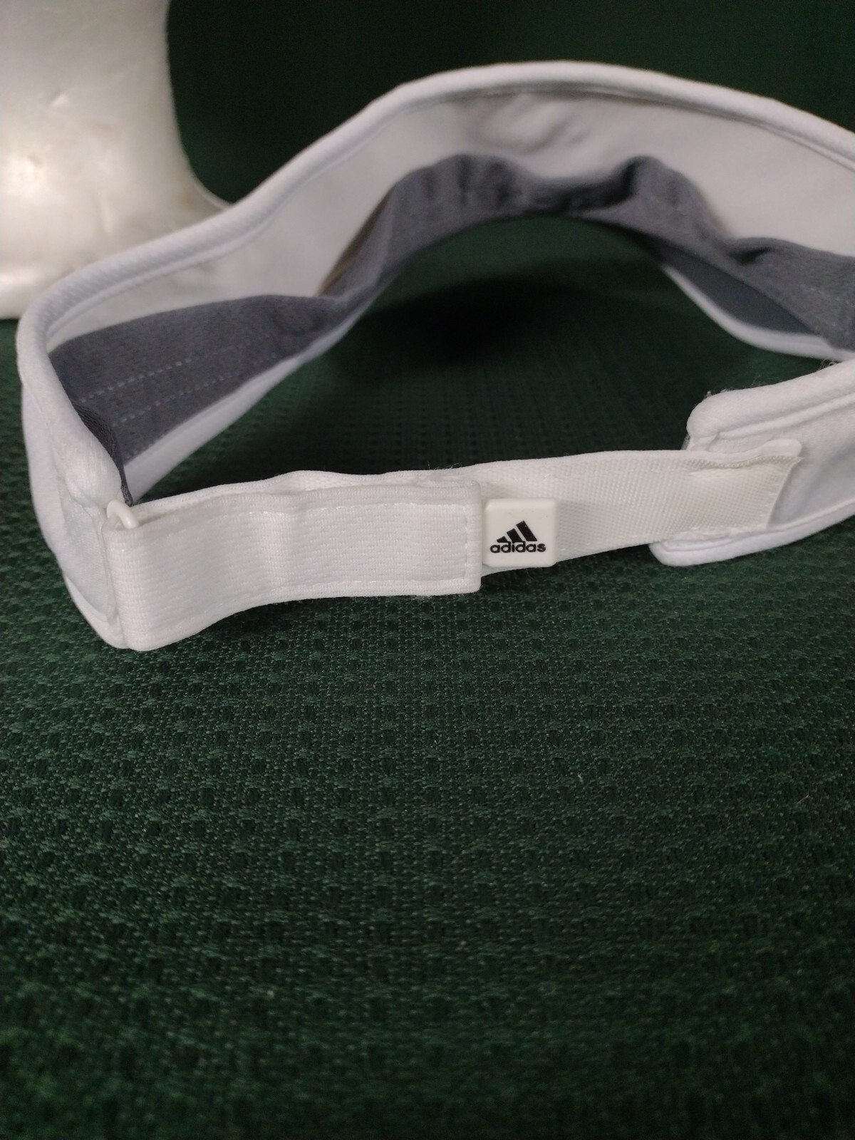 Adidas Visor Hat Adjustable White Golf Aeroready Casual Cap Mens