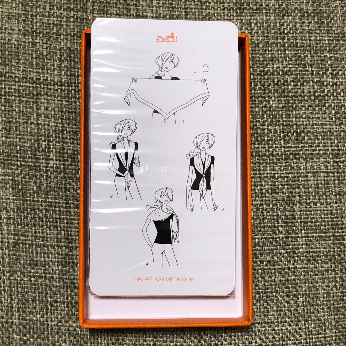 Sealed Hermes Scarf Knotting Cards No. 5 'Cartes a Nouer