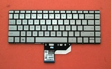 Genuine HP Spectre X360 13-ae000 13.3" Silver backlit Keyboard 935430-001 (931)