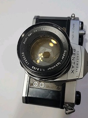 Asahi Pentax Spotmatic SP Film Camera w/ Super-Takumar 1:1.8/55
