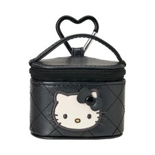 NEW Sanrio Hello Kitty Miniature Quilt Vanity Mini Jewelry Case 3.1"H Hard Shell