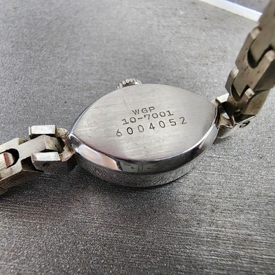 Seiko Solar Watch Women 15mm White Dial White Gold Plated  display picture 1
