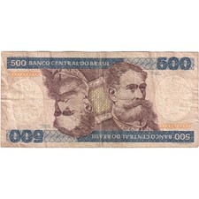[#1243271] Brazil, 500 Cruzeiros, EF