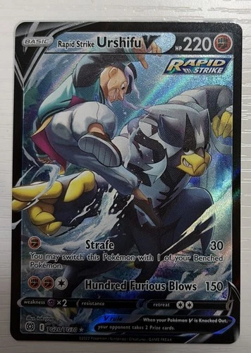 Rapid Strike Urshifu V TG20/TG30 Swsh09: Brilliant Stars Trainer Gallery Holo