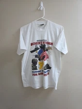 Vintage Screen Stars Best Operation Desert Storm Tshirt Large