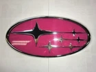 Subaru Legacy Outback BT9 Pink Emblem Front