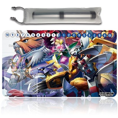 Board Game Digimon Playmat With Card Zones Digimon Mouse pad Playmat of TCG CCG