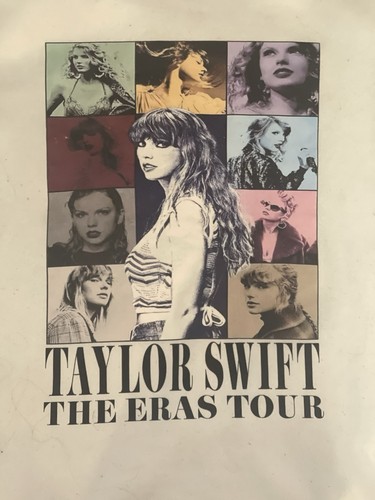 Taylor Swift Crewneck Sweatshirt The Eras Tour White Adult Size Medium - Picture 3 of 5