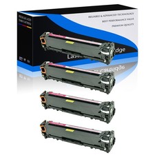 4PK CE323A Magenta Toner Replacement For HP Color LaserJet Pro CP1525nw CM1415fn