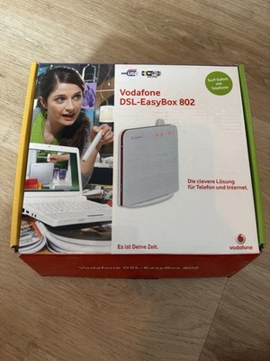 Vodafone DSL-EasyBox 802 WLAN Router   komplett in OVP mit Zubehör Neu