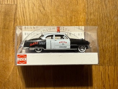 Top: Busch 43401 Cadillac 52 Police Arizona DARE Unit Automodell 1:87 OVP!