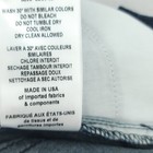 White Etienne Marcel Skinny Crop Jeans, blue NWT, with black tag inside waistband, iron, and bleach avoidance text.