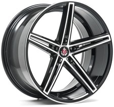 Alloy Wheels 18" Axe EX14 Black Polished Face For Chrysler Vision 93-97