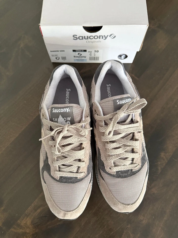Zapatos Saucony Unisex Shadow 5000 Gris Gris 10 Foto 2 de 4