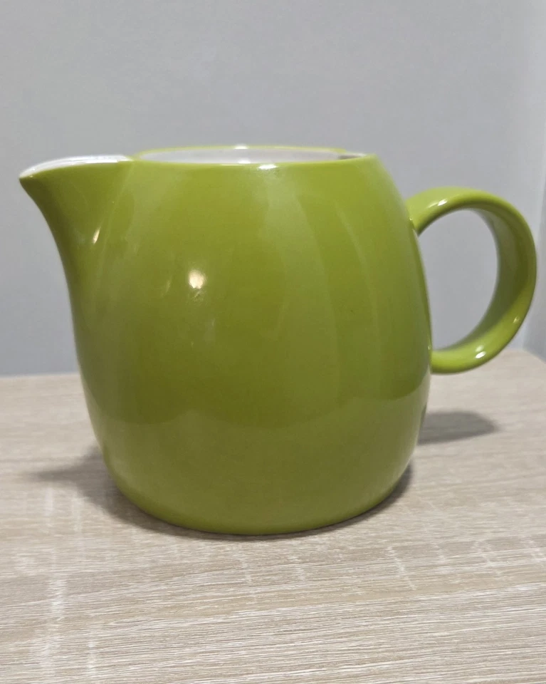 Tea Forte PUGG 24oz Ceramic Teapot Stainless Infuser Basket, Missing Hinged Lid - Image 4 of 4